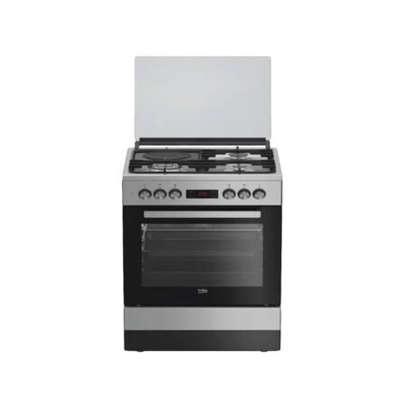 BEKO COOKER 2 Gas burners,1 Wok burner + 1 Electric Hot Plate(FSM63330DXDSL)